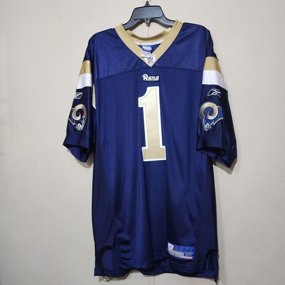 Los Ángeles Rams #1 Reebok Personalized Stitched VAN VOORHIS Jersey Men’s Sz 50